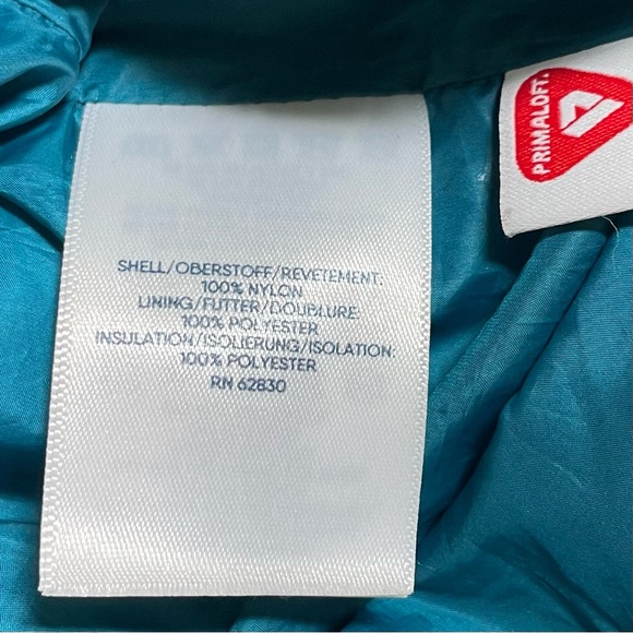 Lands' End Kids Teal Puffer Jacket - Picture 6 of 10